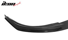 Load image into Gallery viewer, 2021-2025 Tesla Model S Gloss Black V Front Bumper Lip Carbon Fiber