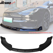 Load image into Gallery viewer, 2021-2024 Tesla Model S IK Style 3PCS Front Bumper Lip Painted PP