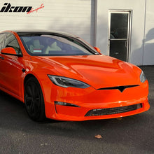Load image into Gallery viewer, 2021-2024 Tesla Model S Gloss Black Revozport Front Lip Carbon Fiber
