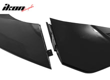 Load image into Gallery viewer, 2021-2025 Tesla Model S Track Pack Style Front Bumper Lip Gloss Black