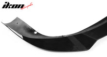 Load image into Gallery viewer, 2021-2025 Tesla Model S Track Pack Style Front Bumper Lip Gloss Black
