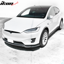 Load image into Gallery viewer, 2016-2020 Tesla Model X MX Style Front Lip Splitter Carbon Fiber