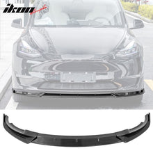 Load image into Gallery viewer, 2020-2023 Tesla Y IKON Style Front Bumper Lip PP 3PC
