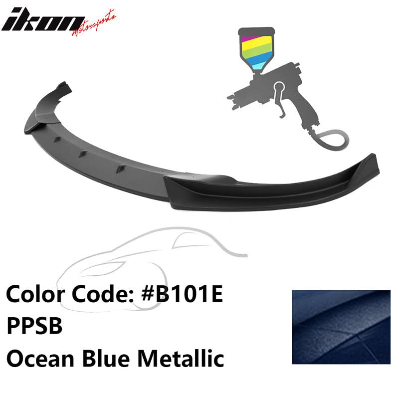 2020-2023 Tesla Y IKON Style Front Bumper Lip PP 3PC