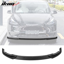 Load image into Gallery viewer, 2020-2023 Tesla Y IKON Style Front Bumper Lip PP 3PC