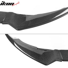Load image into Gallery viewer, 2020-2024 Tesla Y Track Pack Gloss Black Front Bumper Lip Carbon Print
