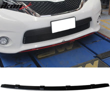Load image into Gallery viewer, 2013-2017 Toyota Sienna SE Sport Unpainted Black Front Bumper Lip ABS