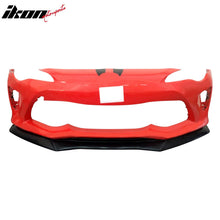 Load image into Gallery viewer, 2017-2020 Toyota 86 GTS Style PU Front Bumper Bottom Spoiler Unpainted