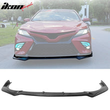 Load image into Gallery viewer, 2018-2020 Toyota Camry SE XSE GT Style PU Front Bumper Lip Unpainted