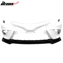 Load image into Gallery viewer, 2018-2020 Toyota Camry SE XSE GT Style PU Front Bumper Lip Unpainted