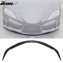Load image into Gallery viewer, 2020-2025 Toyota GR Supra A90 IKON Front Bumper Lip Gloss Carbon Fiber