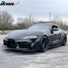 Load image into Gallery viewer, 2020-2025 Toyota GR Supra A90 IKON Front Bumper Lip Gloss Carbon Fiber
