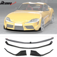 Load image into Gallery viewer, 2020-2025 Toyota GR Supra MZ Speed Front Bumper Lip Gloss Carbon Fiber