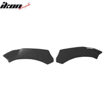 Load image into Gallery viewer, Universal V3 Style Unpainted 2PC Front Bumper Lip Spoiler Splitter PU