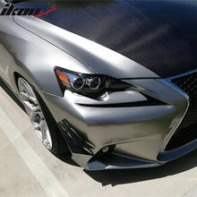 Load image into Gallery viewer, Universal 4PC Carbon Fiber Print Canards PU Front Bumper Lip Splitter