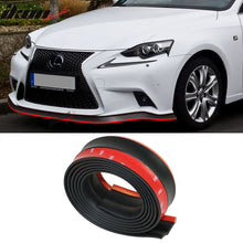 Load image into Gallery viewer, Universal Type 1 Black With Red Front Bumper Chin Lip Rubber Foam