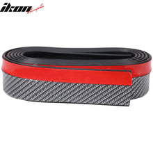 Load image into Gallery viewer, Universal Fitment Carbon Fiber Print CFL Front Bumper Chin Lip PVC