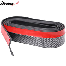 Load image into Gallery viewer, Universal Fitment Carbon Fiber Print CFL Front Bumper Chin Lip PVC