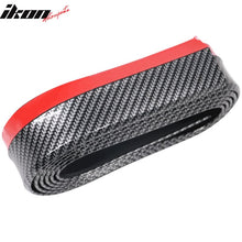 Load image into Gallery viewer, Universal Fitment Carbon Fiber Print CFL Front Bumper Chin Lip PVC