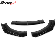 Load image into Gallery viewer, Universal Valance Front Bumper Lip Splitter Chin Spoiler 3PC PP