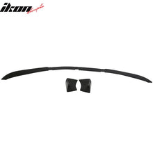 Load image into Gallery viewer, Universal IKON Style Unpainted 3PCS Front Lip Splitter Spoiler PU