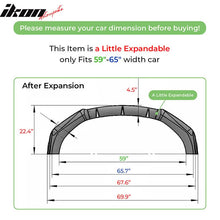 Load image into Gallery viewer, Universal Valance Front Bumper Lip Splitter Chin Spoiler 3PC PP