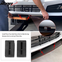 Load image into Gallery viewer, Universal 62"-66" Adjustable B Style CF Print Front Bumper Lip 3PCS