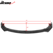Load image into Gallery viewer, Universal 62"-66" A Style Front Bumper Lip ABS 3PC