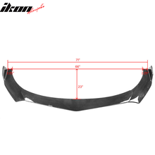 Load image into Gallery viewer, Universal 62"-66" Adjustable B Style CF Print Front Bumper Lip 3PCS