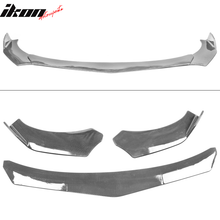 Load image into Gallery viewer, Universal 62"-66" Adjustable B Style CF Print Front Bumper Lip 3PCS