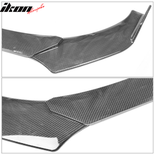 Load image into Gallery viewer, Universal 62"-66" Adjustable B Style CF Print Front Bumper Lip 3PCS