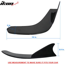 Load image into Gallery viewer, Universal Type 1 Carbon Fiber Front Bumper Lip Splitter Winglet 2PCS