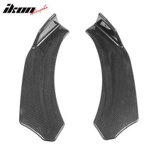 Load image into Gallery viewer, Universal 2PC Carbon Fiber Print Front Bumper Lip Splitter