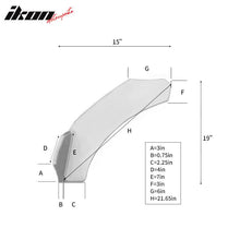 Load image into Gallery viewer, Universal 2PC Carbon Fiber Print Front Bumper Lip Splitter