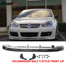 Load image into Gallery viewer, 2005-2010 VW Golf MK5 GTI Jetta V-Style Front Bumper Lip Spoiler PU