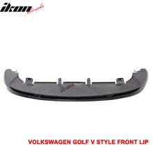 Load image into Gallery viewer, 2005-2010 VW Golf MK5 GTI Jetta V-Style Front Bumper Lip Spoiler PU
