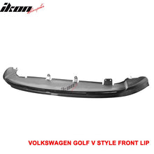 Load image into Gallery viewer, 2005-2010 VW Golf MK5 GTI Jetta V-Style Front Bumper Lip Spoiler PU