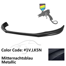 Load image into Gallery viewer, 2009-2012 Volkswagen CC 4Dr Sedan Painted Front Bumper Lip Spoiler PP