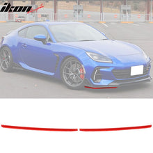 Load image into Gallery viewer, 2022-2025 Subaru BRZ Coupe 2-Door STI Unpainted Front Bumper Lip ABS