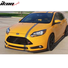 Load image into Gallery viewer, 2013-2014 Ford Focus Front Bumper Lip Matte Black PP &amp; Rods CF