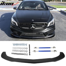 Load image into Gallery viewer, 2014-2016 Mercedes-Benz CLA Class Front Lip Splitter PP &amp; Blue Rods
