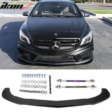 Load image into Gallery viewer, Fits 14-16 Benz CLA Class Front Splitter w/ Hardware PP &amp; NEO Rods