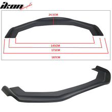 Load image into Gallery viewer, Universal RB Style Front Bumper Lip w/ Carbon Fiber Strut Rods PP