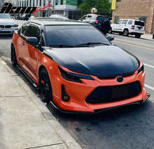 Load image into Gallery viewer, Universal RB Style Front Bumper Lip w/ Carbon Fiber Strut Rods PP