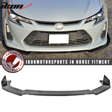 Load image into Gallery viewer, 2014-2016 Scion TC V1 Style Front Bumper Lip Splitter Carbon Fiber