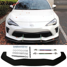 Load image into Gallery viewer, Fits 13-20 Toyota 86 Front Splitter w/ Hardware Matte  &amp; NEO Rods