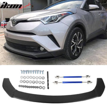 Load image into Gallery viewer, 2018-2019 Toyota CHR Front Splitter Lip W/ Hardware PP &amp; Blue Rods