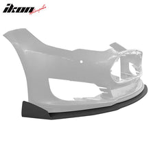 Load image into Gallery viewer, 2012-2016 Tesla Model S Sedan IKON Black Front Bumper Lip Spoiler PU