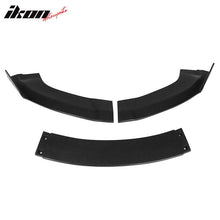 Load image into Gallery viewer, 2012-2016 Tesla Model S Sedan IKON Black Front Bumper Lip Spoiler PU