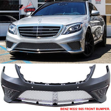 Load image into Gallery viewer, 2014-2017 Benz W222 S Class PDC Front + Rear Bumper Cover + Side Skirt